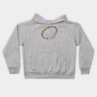 Libra Friendship Bracelet Kids Hoodie